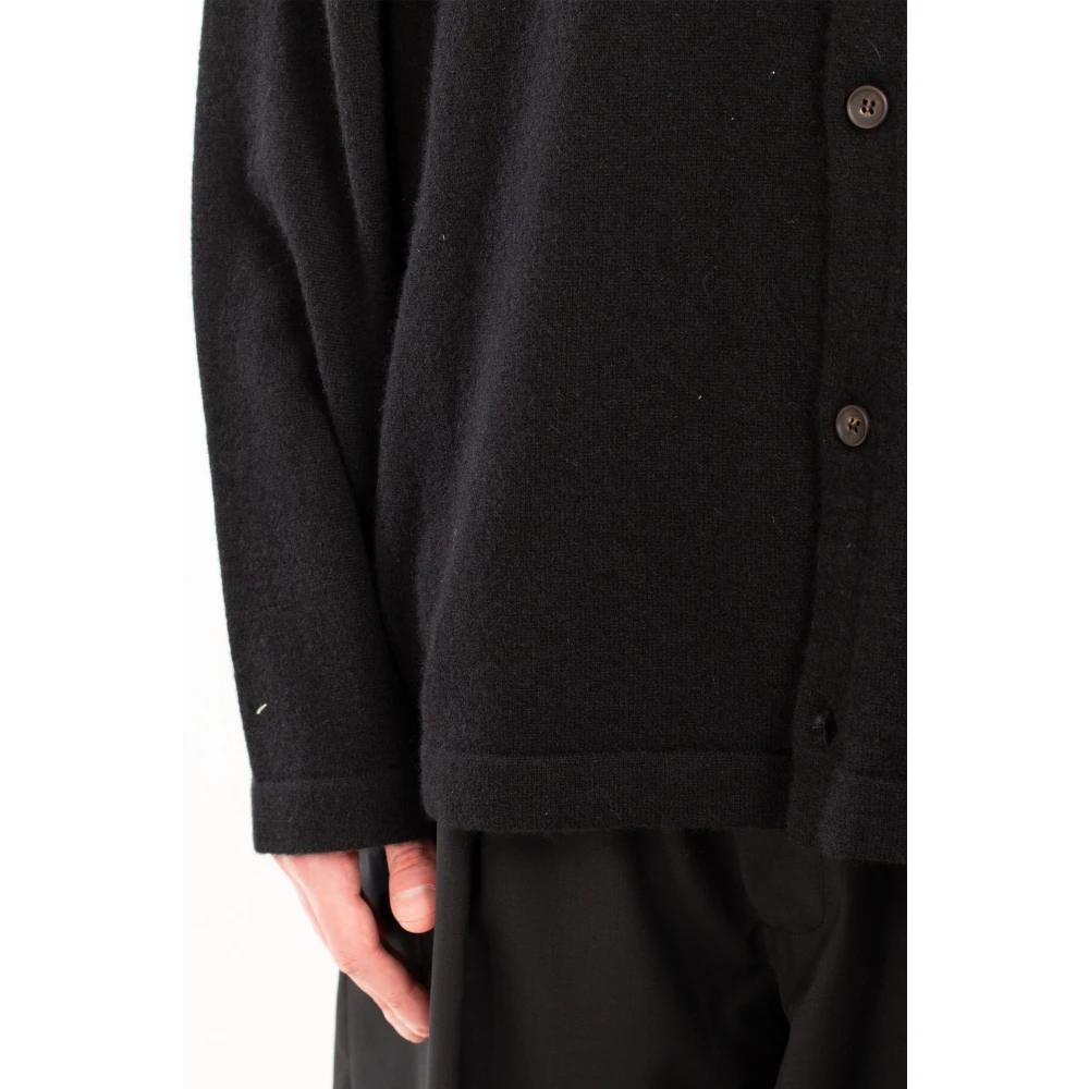 Seven Gauge Kasjmier Overhemd Relaxed Stijl Black Heren