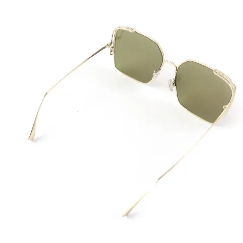 Fendi Vintage Pre-owned Fabric sunglasses Yellow Dames