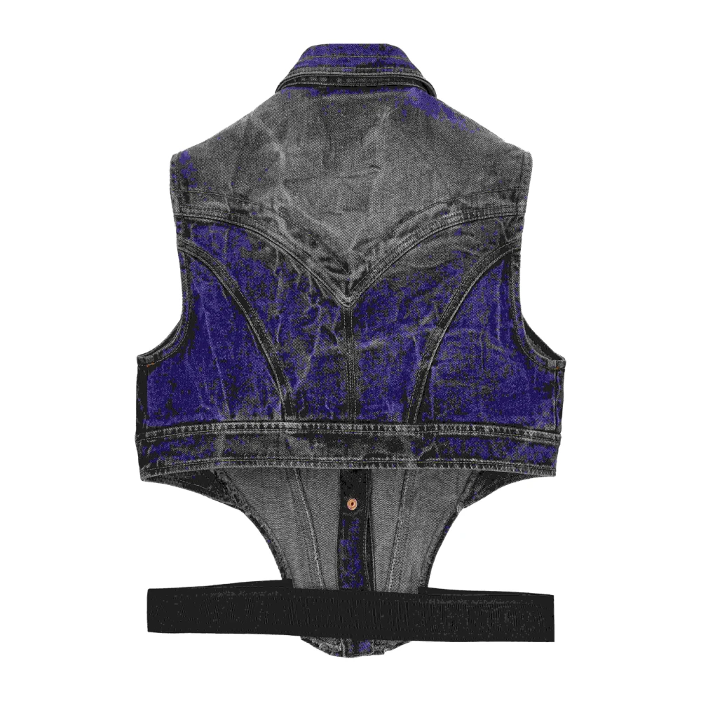 Versace Jeans Couture Top Blue Dames