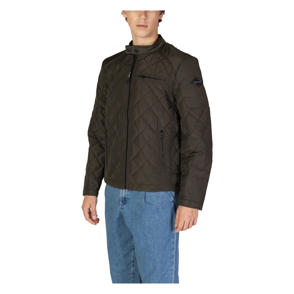 Replay Poly Oxford Jas Green Heren