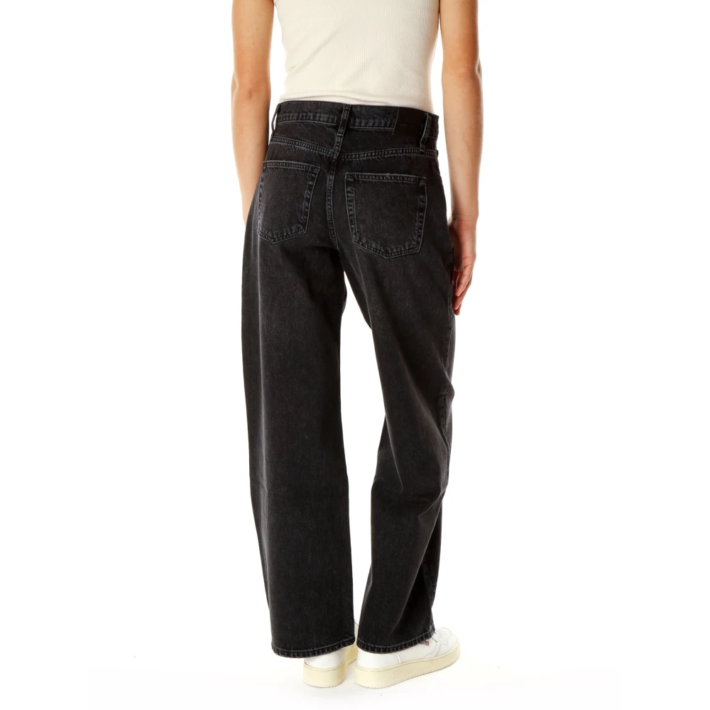 Anine Bing High-waisted Manon Jeans Gray Dames