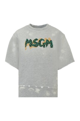 sweatshirt-gris-a-imprime-animal
