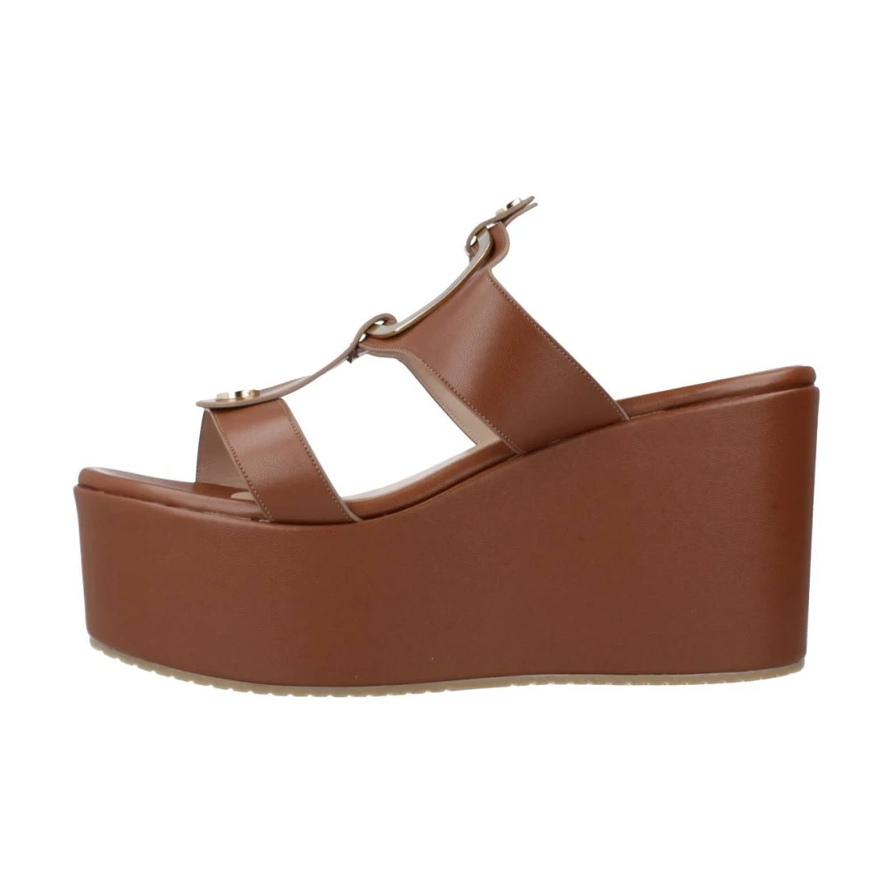 Albano Wedges Brown Dames