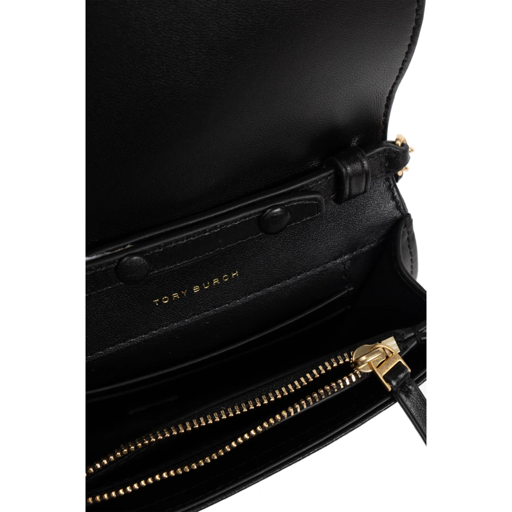 TORY BURCH Portemonnee aan een band Black Dames