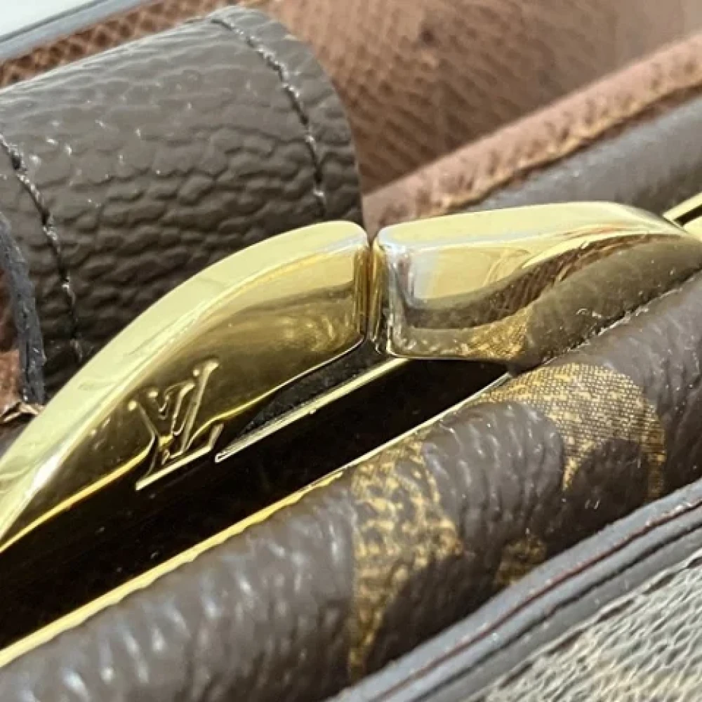 Louis Vuitton Vintage Pre-owned Canvas wallets Brown Dames