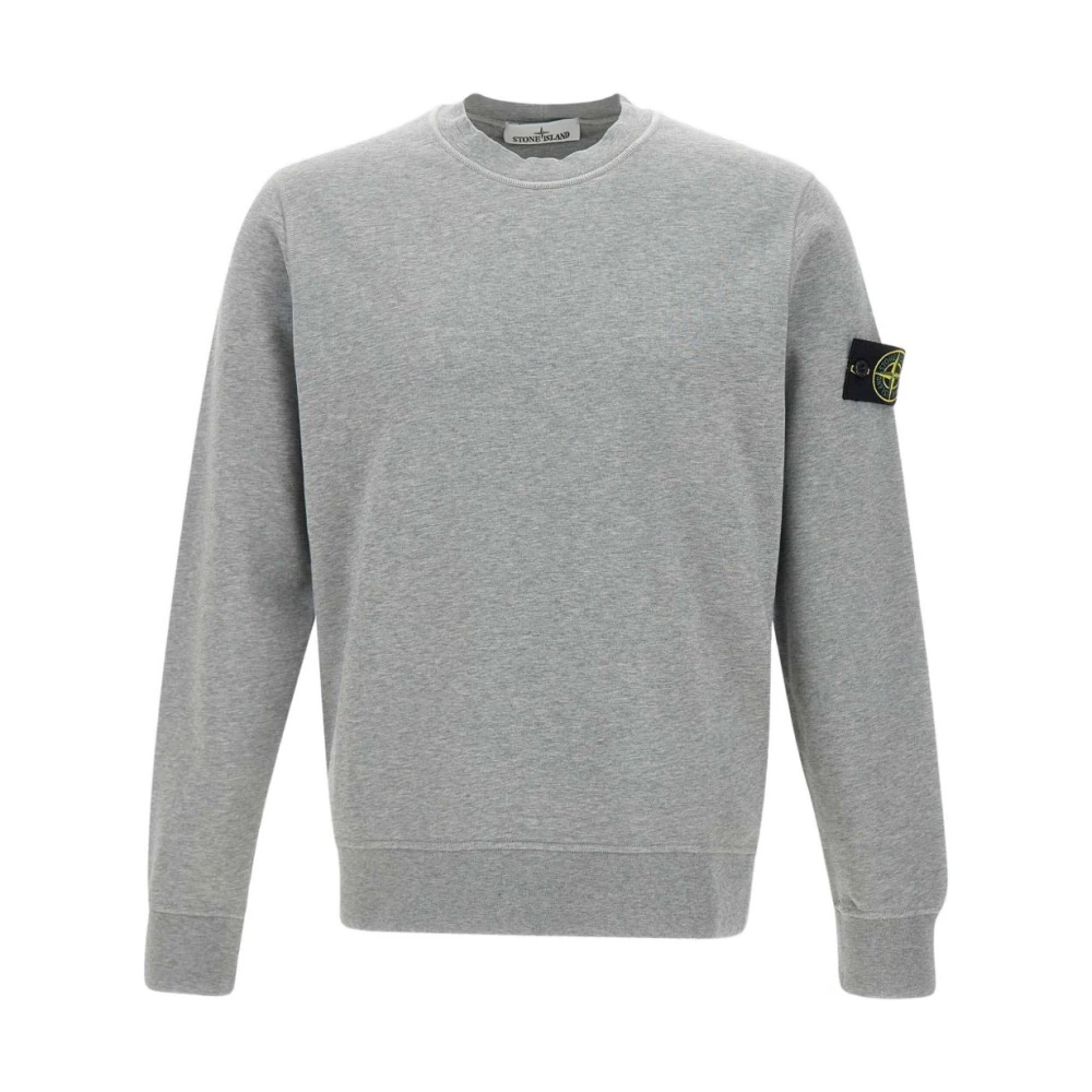 Stone Island Men's Gray Crewneck Jumper - Sweatshirts - 2XL - Sweatshirts & Hoodies