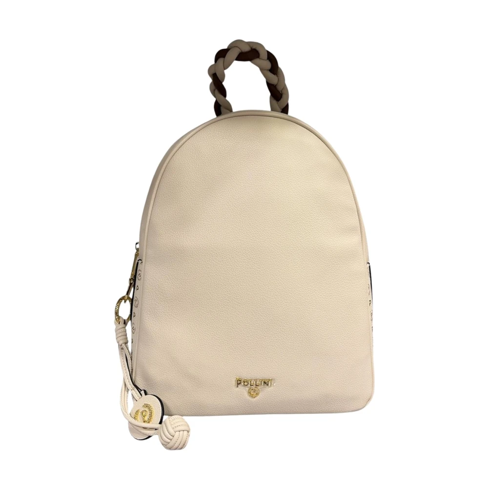 Pollini Women's Beige Backpack - Backpacks - One Size - Bags
