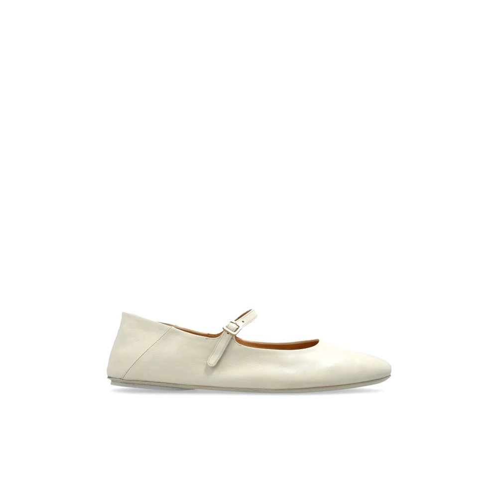 Marsell Women's Beige Ballerina Shoes, 8 Uk, Strascico Ballerina