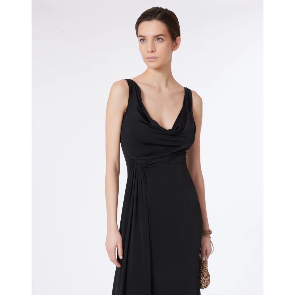 MVP wardrobe Vespucci Lange Jurk Black Dames