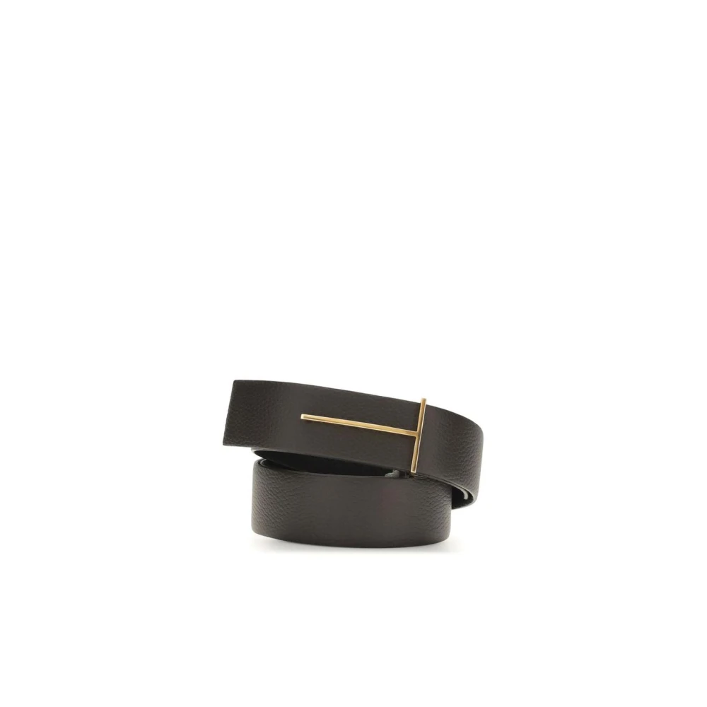 Tom Ford Men's Brown Bos Taurus Regular Belt
