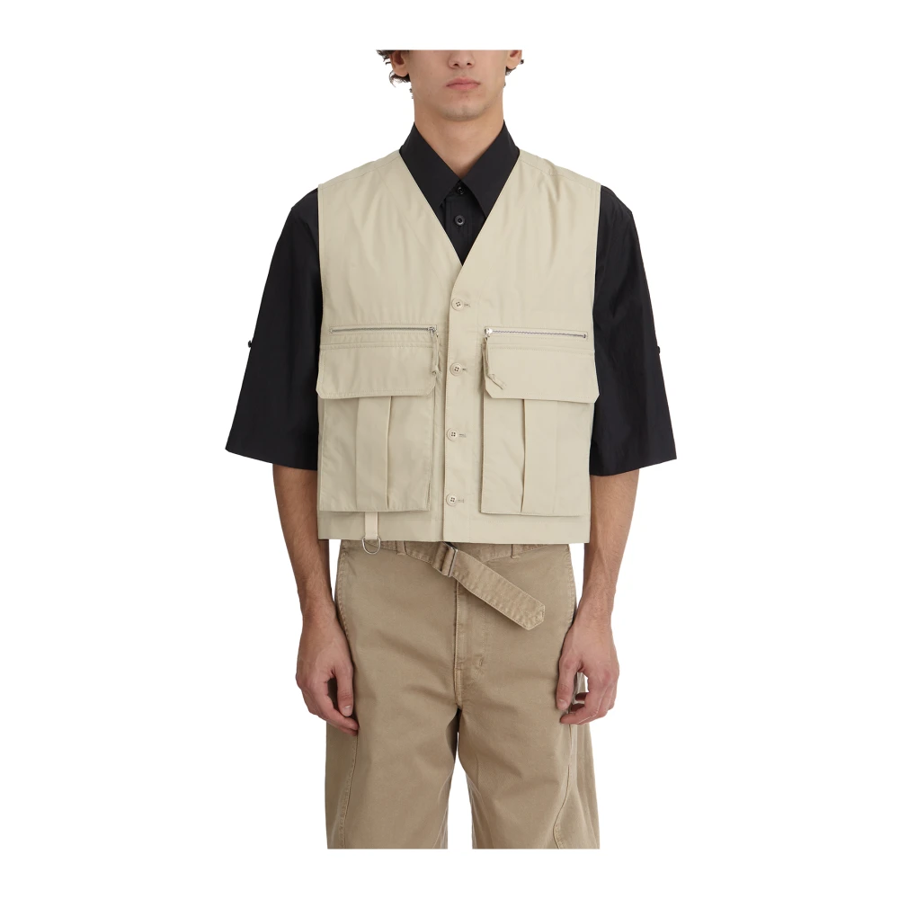 Lemaire - Jackets > Vests - Beige - Lemaire - Modalova