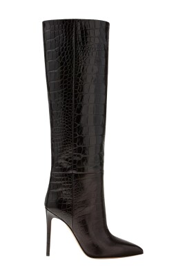 black-crocodile-effect-knee-high-stiletto-boots