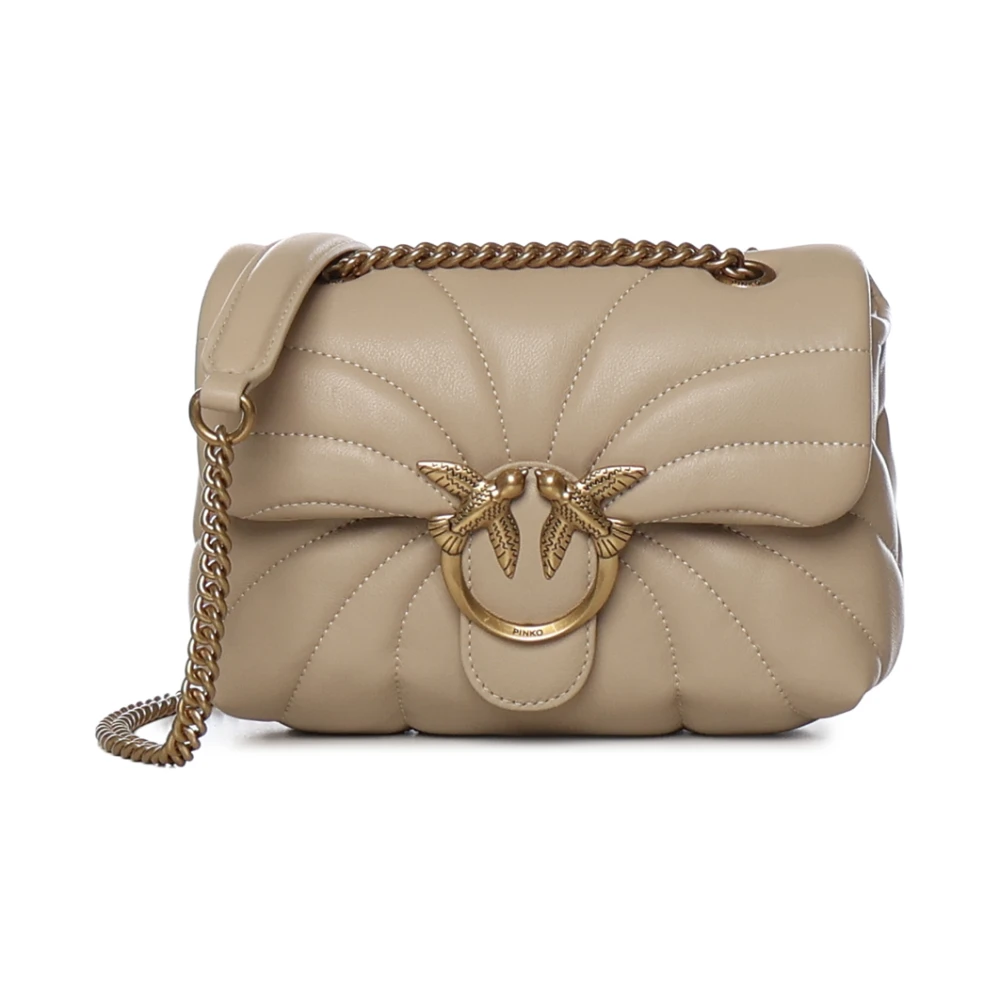 Pinko Women's Beige Mini Love Bag Puff - Shoulder Bags - One Size - Bags