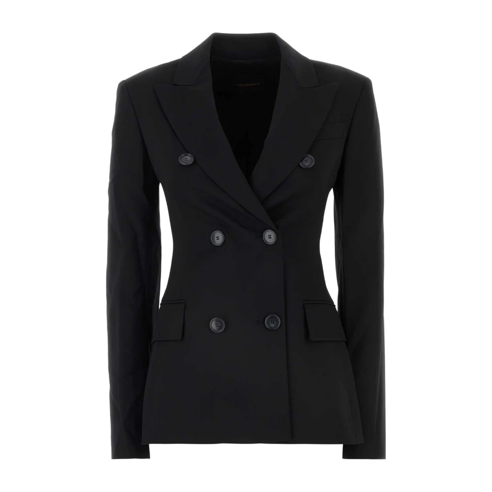 Andamane Stretch Zwarte Blazer Black Dames