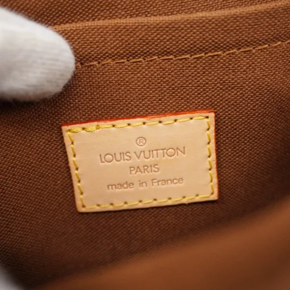 Louis Vuitton Vintage Pre-owned Fabric shoulder-bags Brown Dames