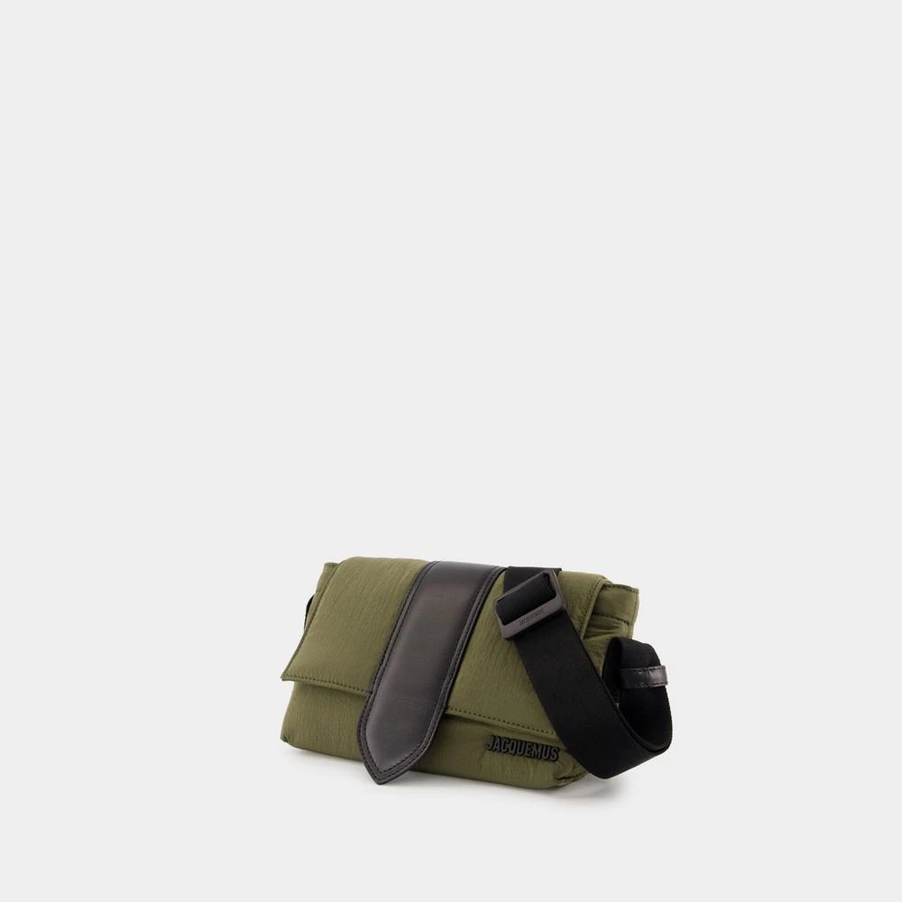 Jacquemus Khaki Katoen Crossbody Messenger Tas Green Heren