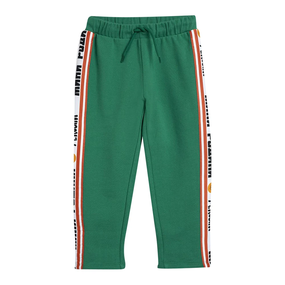 Mini Rodini Boys Green Sweatpants, 12 M, Pantalone