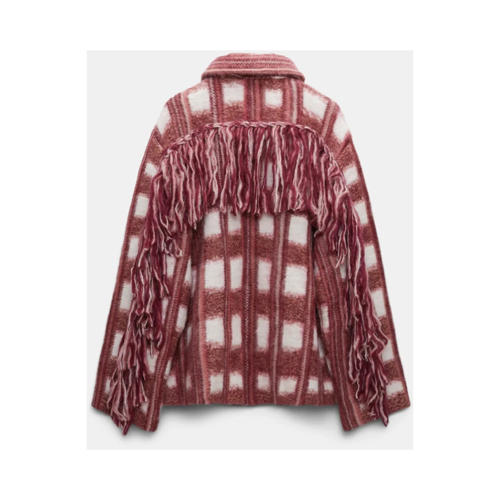 dorothee schumacher Geruite Jacquard Franje Jas Pink Dames