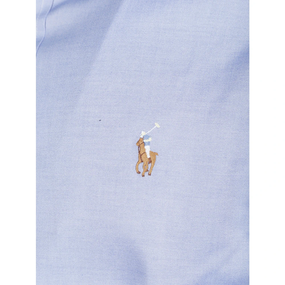 Polo Ralph Lauren Stijlvolle True Blue White Dress Shirt Blue Heren