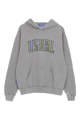 Randig Hoodie med Känguruficka