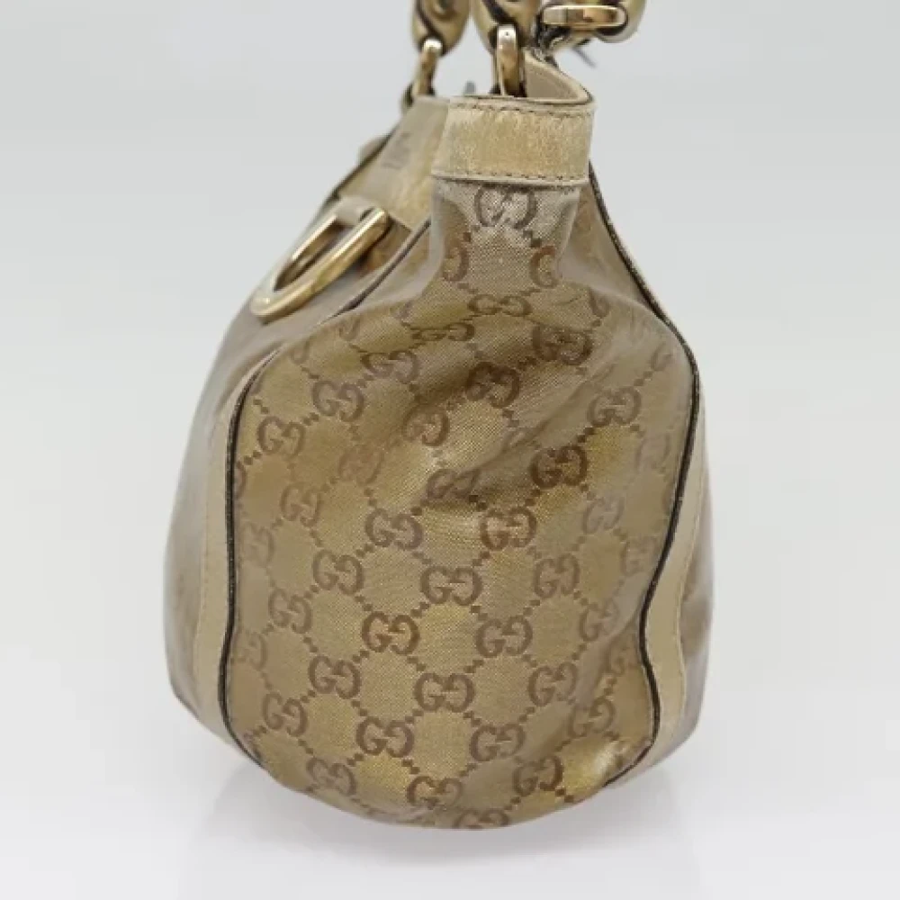 Gucci Vintage Pre-owned Canvas gucci-bags Yellow Dames