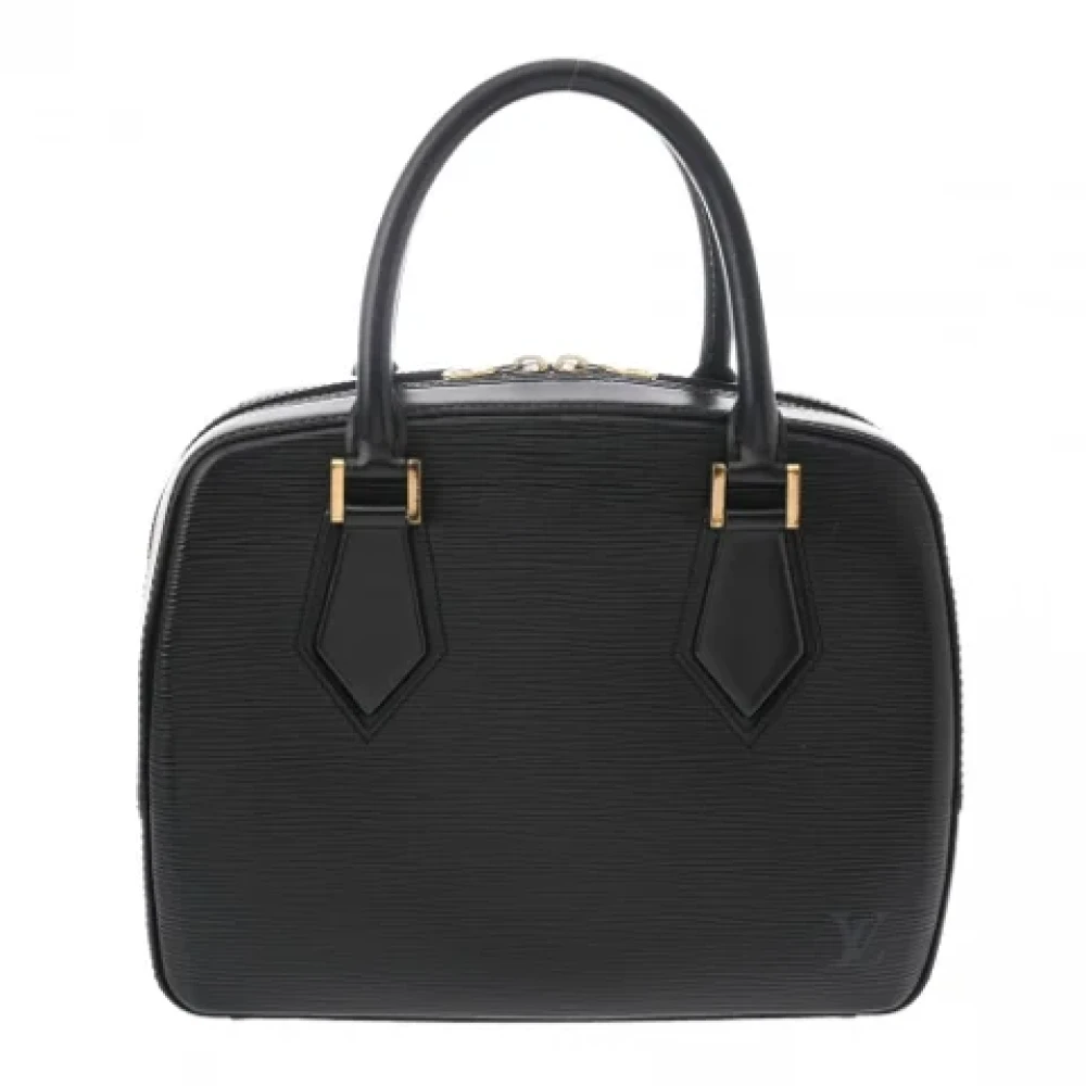 Louis Vuitton Vintage Pre-owned Leather handbags Black Dames