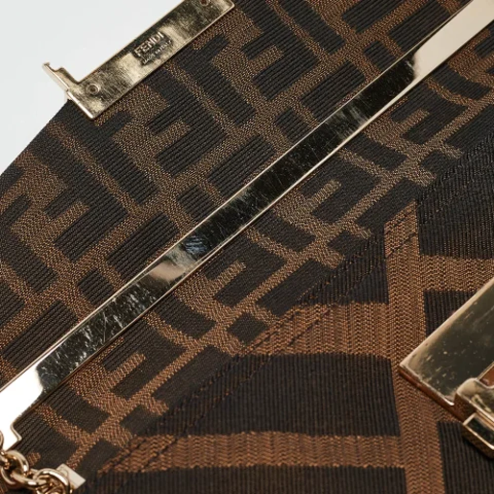 Fendi Vintage Pre-owned Canvas fendi-bags Brown Dames