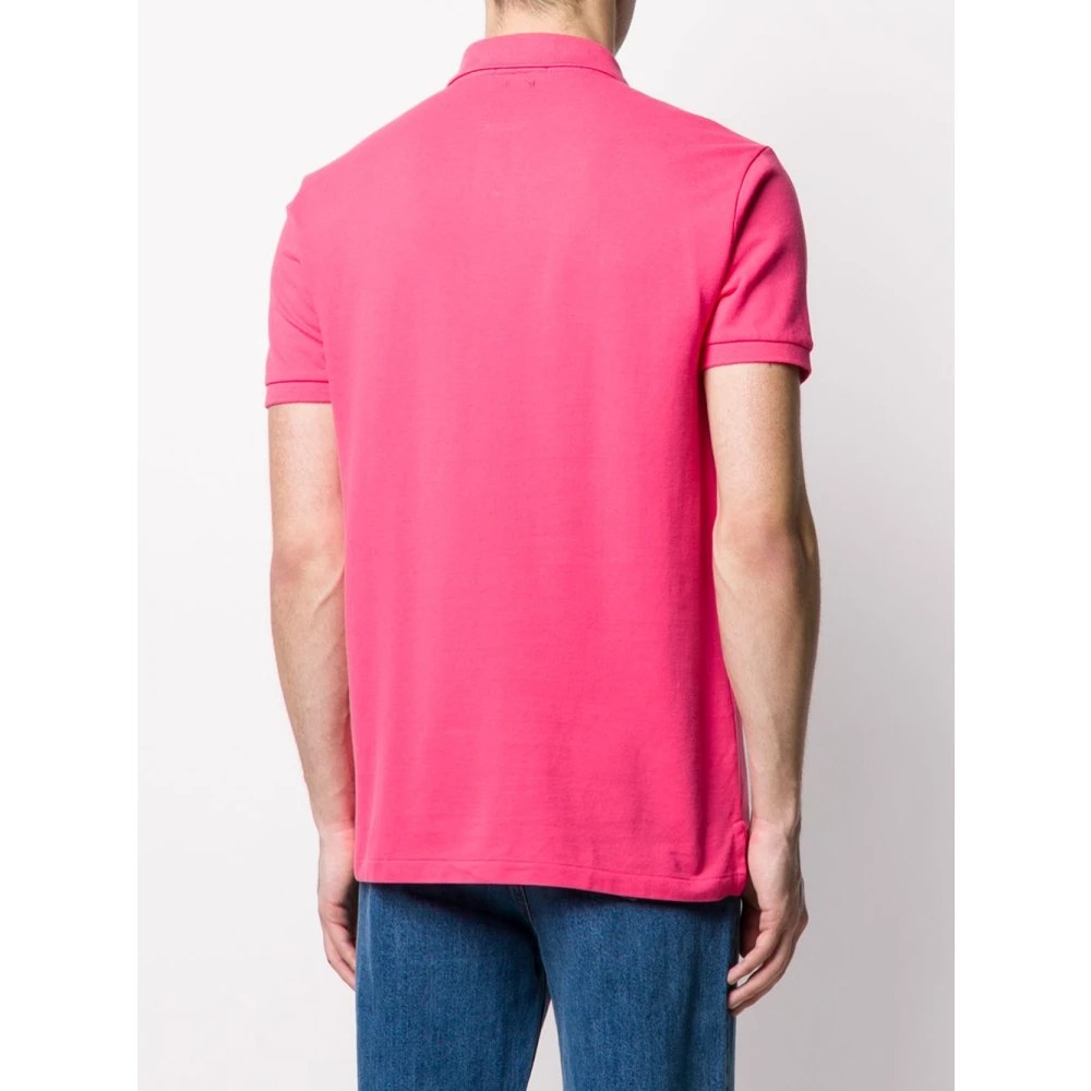 Polo Ralph Lauren Roze Geborduurd Logo Poloshirt Pink Heren