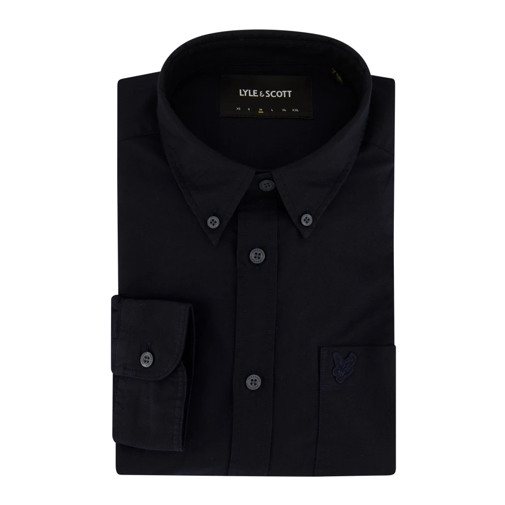 Lyle & Scott Casual donkerblauw overhemd Blue Heren