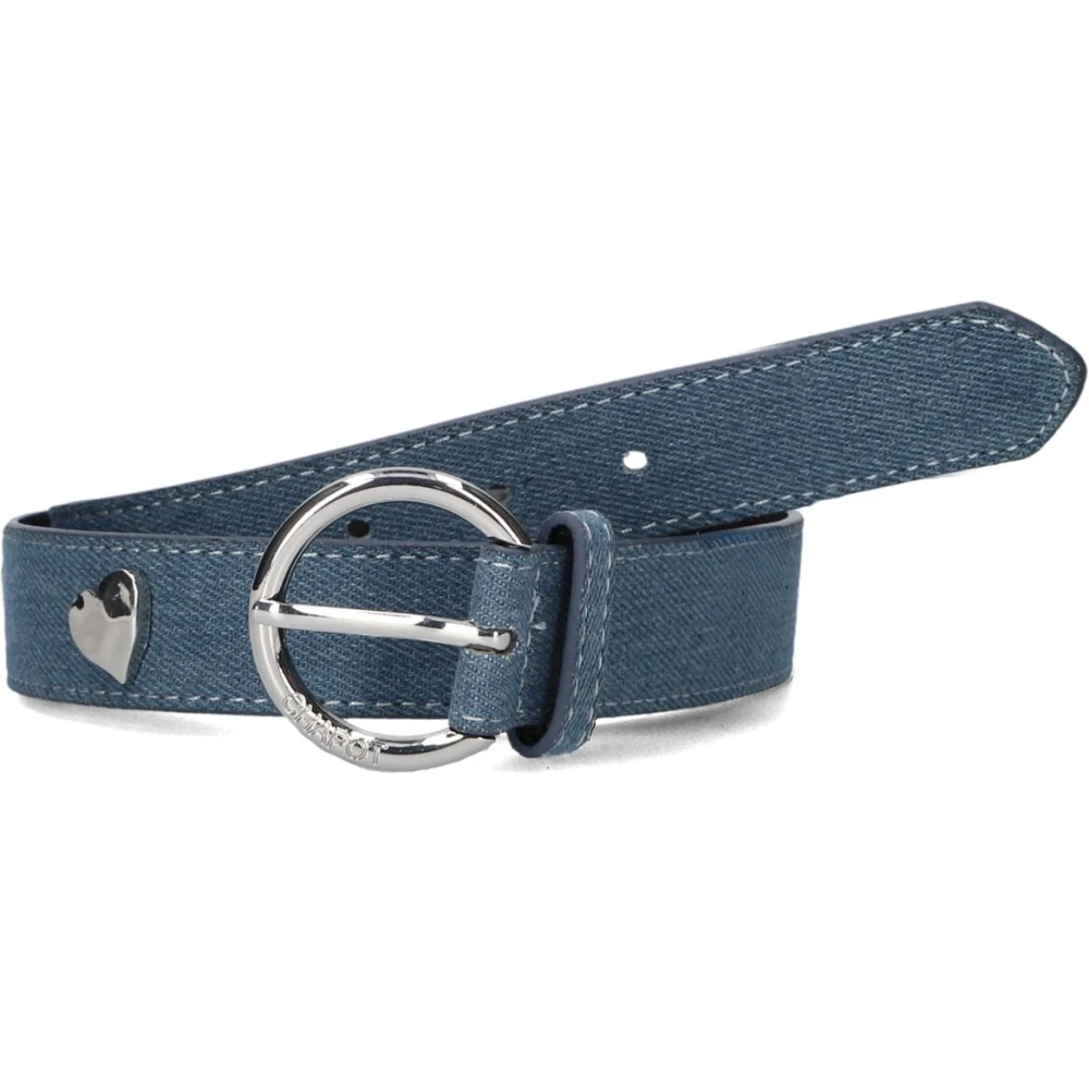 FABIENNE CHAPOT Dames Riemen Hammered Heart Belt Blauw