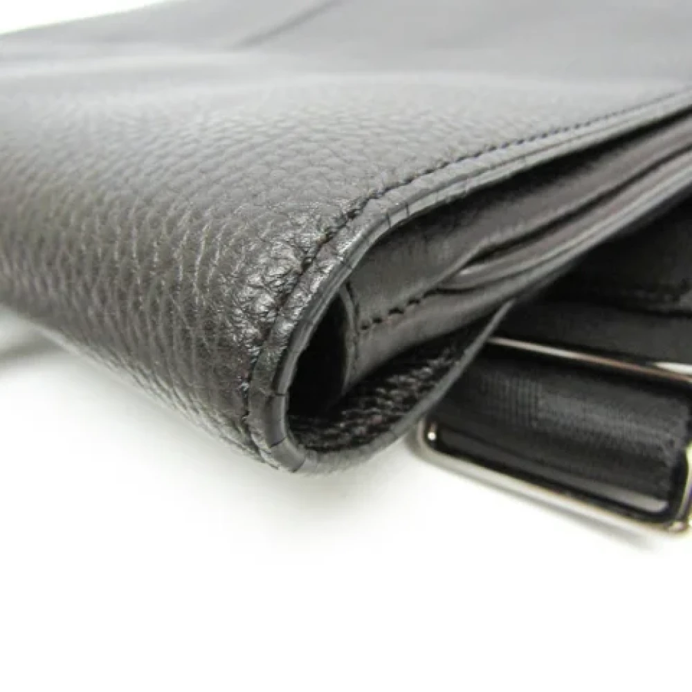 Cartier Vintage Pre-owned Leather shoulder-bags Black Dames