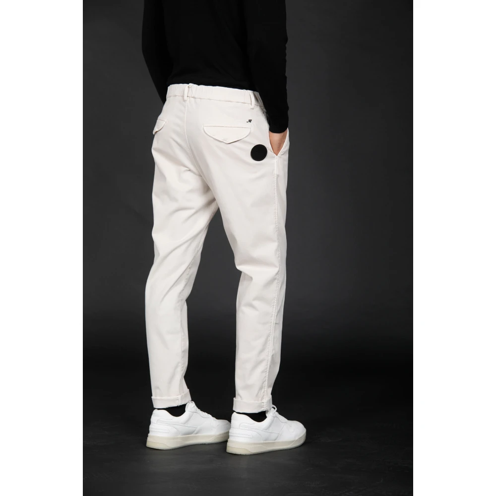 Mason's Beperkte oplage wortel pasvorm chino broek White Heren