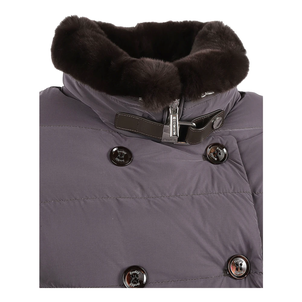Moorer Bruine donsgevoerde jas Brown Dames