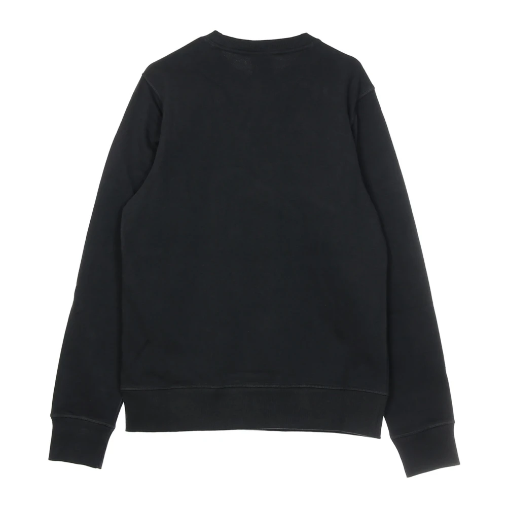 New Balance Lichte Crew Neck Essentials Stacked Logo Sweater Black Heren