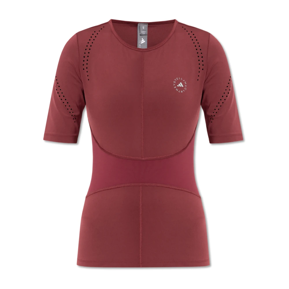 Adidas by stella mccartney Training Top met Logo Red Dames