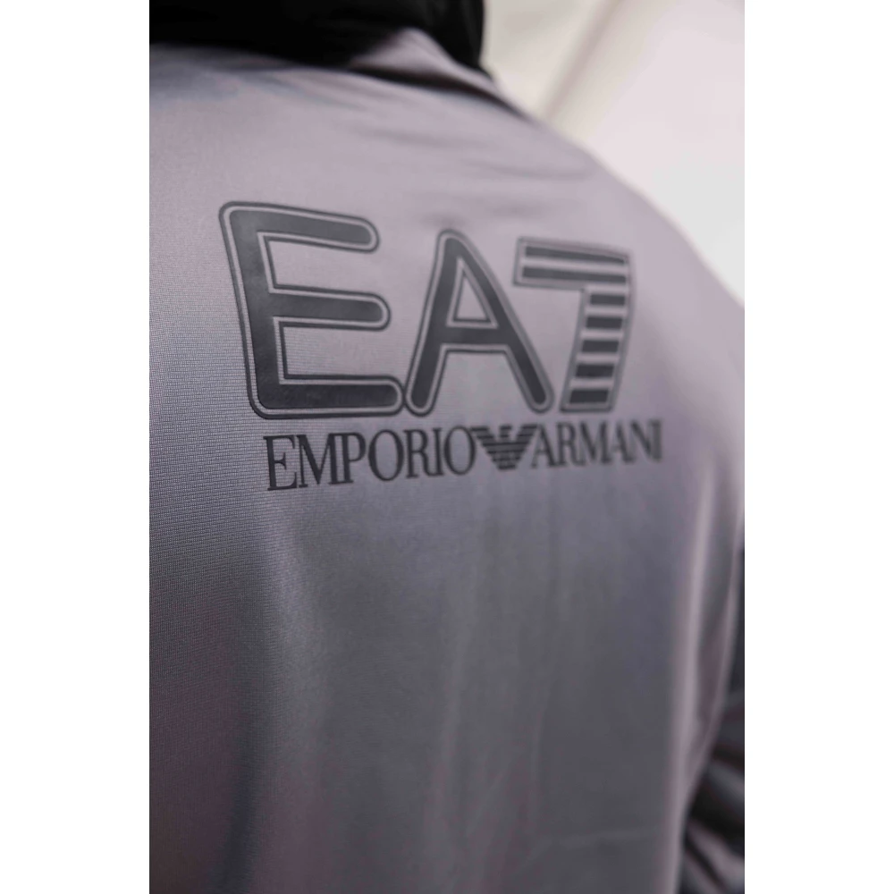 Emporio Armani Grijze Heren Trainingspak Met Capuchon Sportieve Stijl Gray Heren
