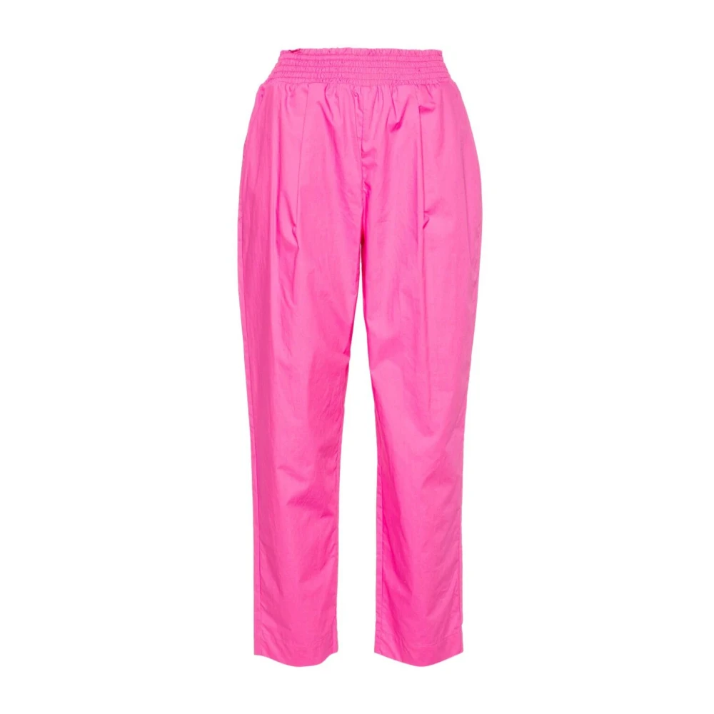 Twinset Straight Trousers Pink Dames