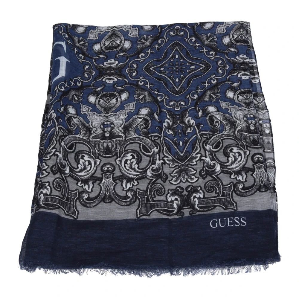 Guess Sjaals Blauw Blue Heren