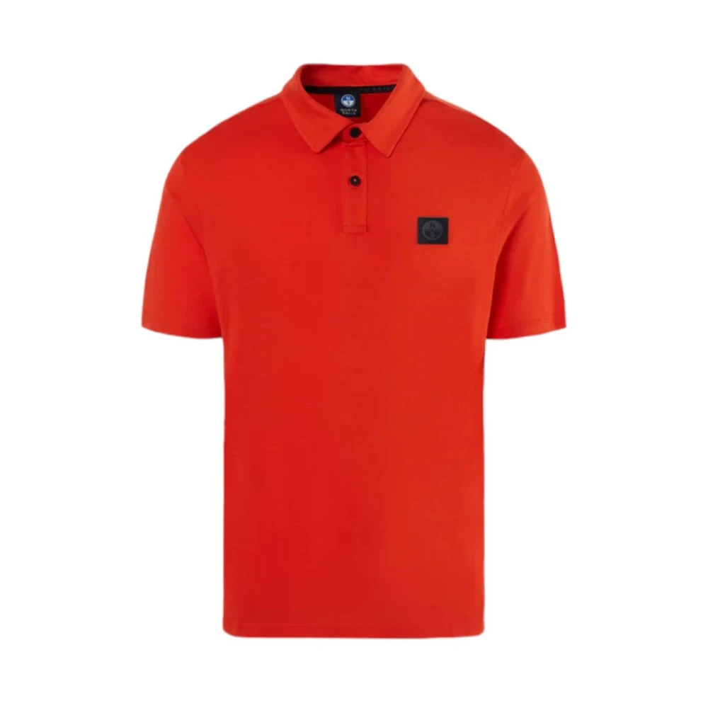 North Sails Polo Korte Mouw Orange Heren