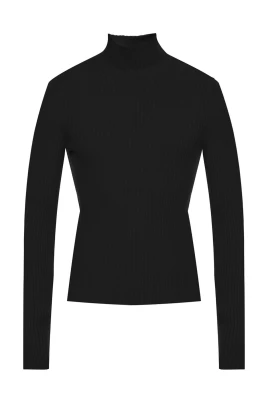 Ripstickad Turtleneck Kaschmirblandad Tröja