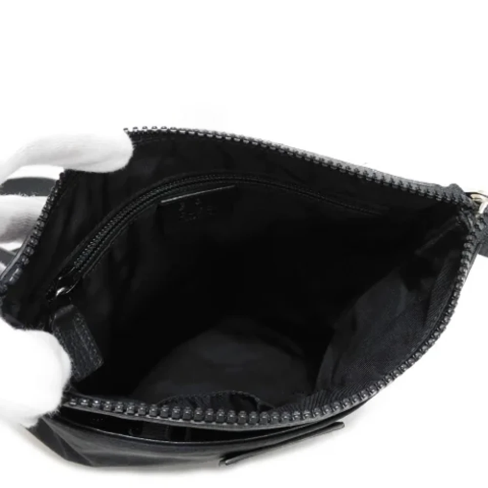 Gucci Vintage Pre-owned Canvas gucci-bags Black Heren