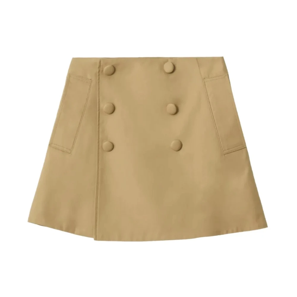 Burberry Girls Beige Cotton Trench Skirt - Kids Skirts - 14 Y - Kids