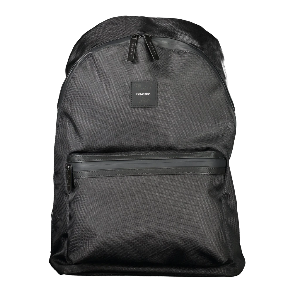 Calvin Klein Zwarte heren rugzak met laptopvak Black Heren