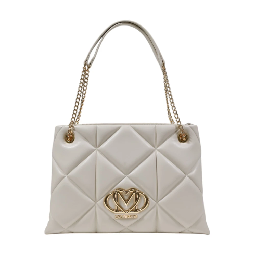 Love Moschino Stijlvolle damestassen voor lente zomer Beige Dames