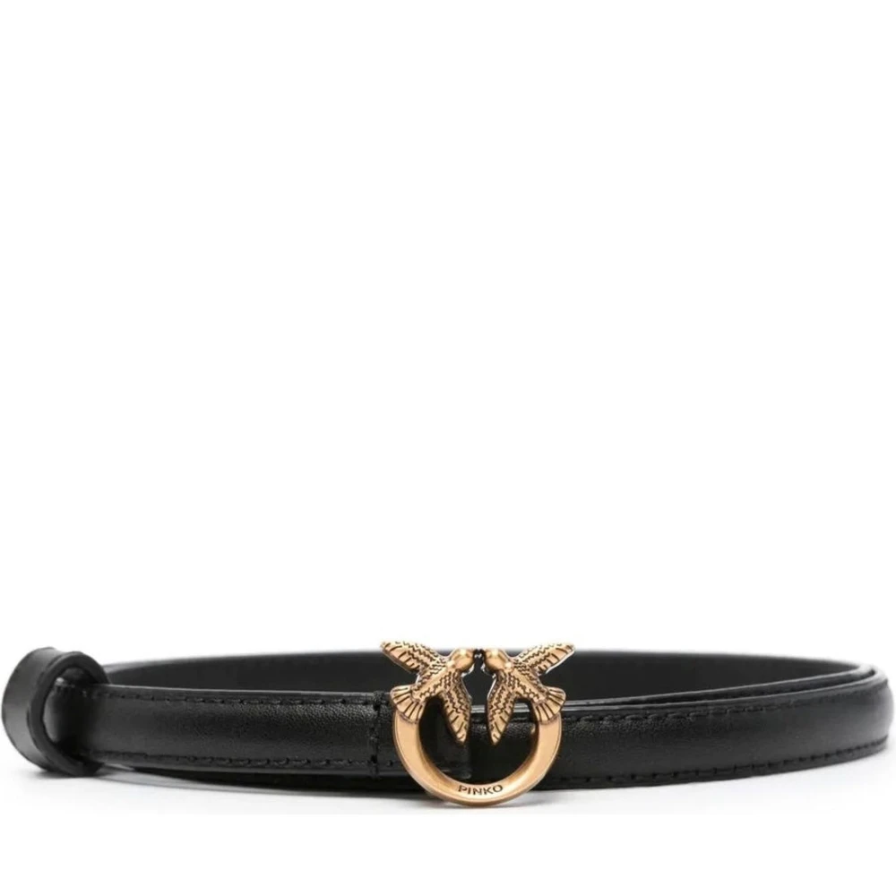 Pinko Women's Black Belts, M, Love Berry Belt