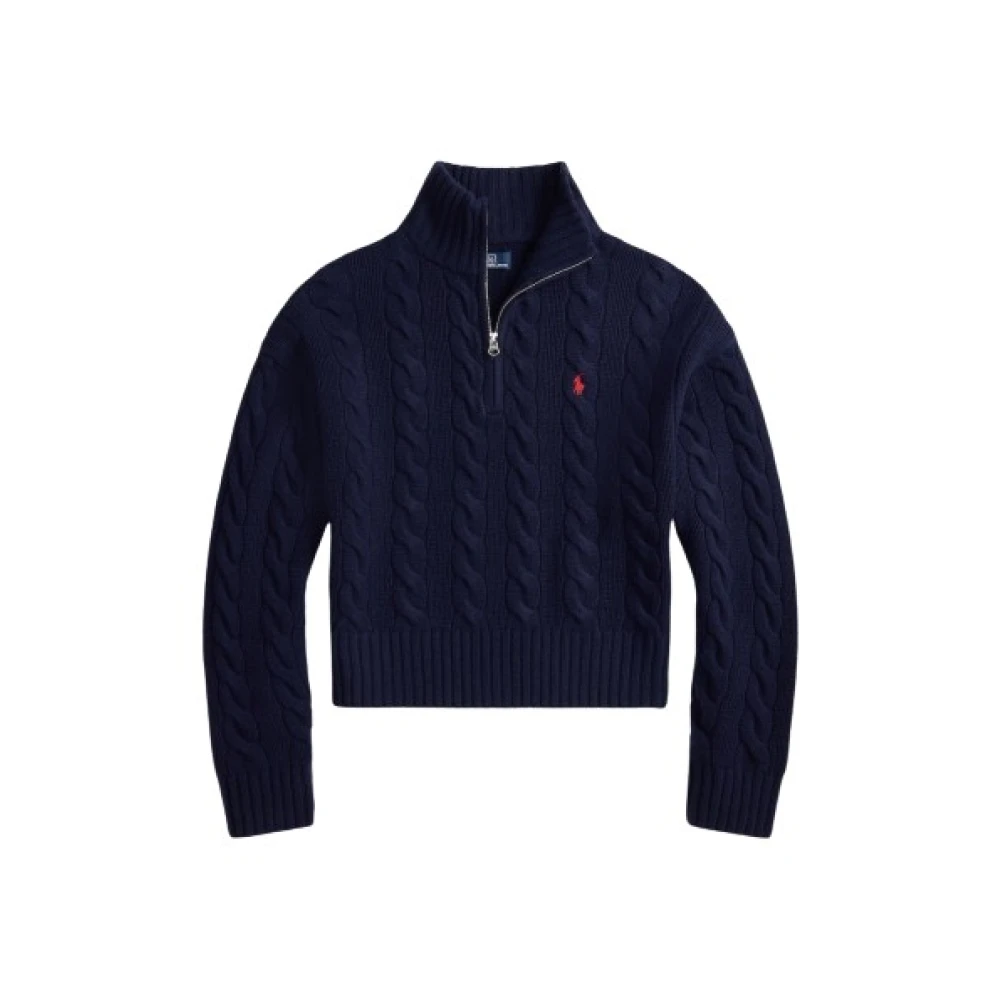 Polo Ralph Lauren Damen Blau Strickwaren, Mgröße: