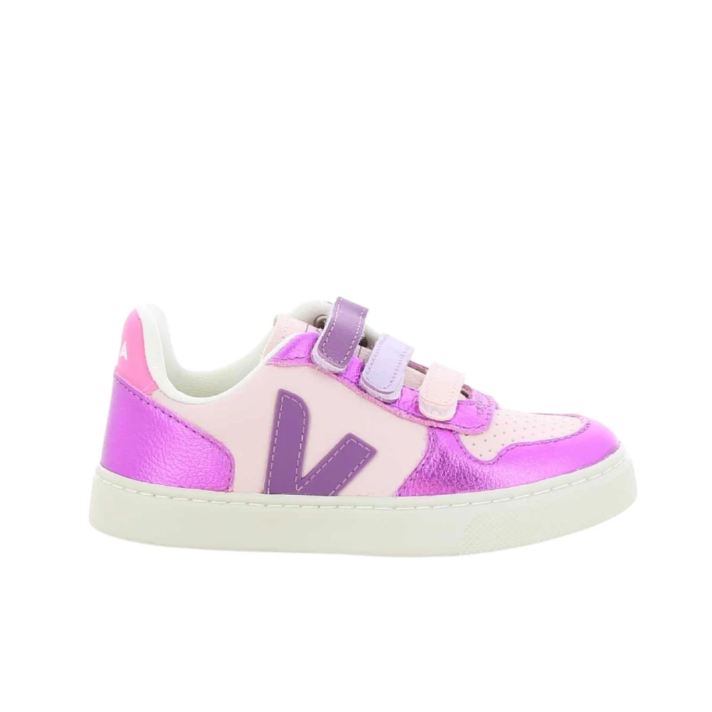 Veja Barn Sneakers Fuchsia V-10 Pink, Unisex