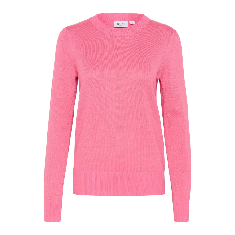 Saint Tropez Milasz Pullover Gebreid Chateau Rose Pink Dames