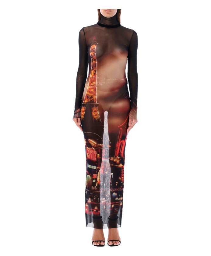 turtle-neck-mesh-jurk-pigalle