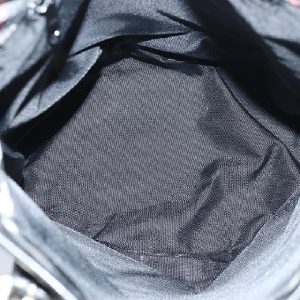 Burberry Vintage Pre-owned Fabric handbags Black Dames